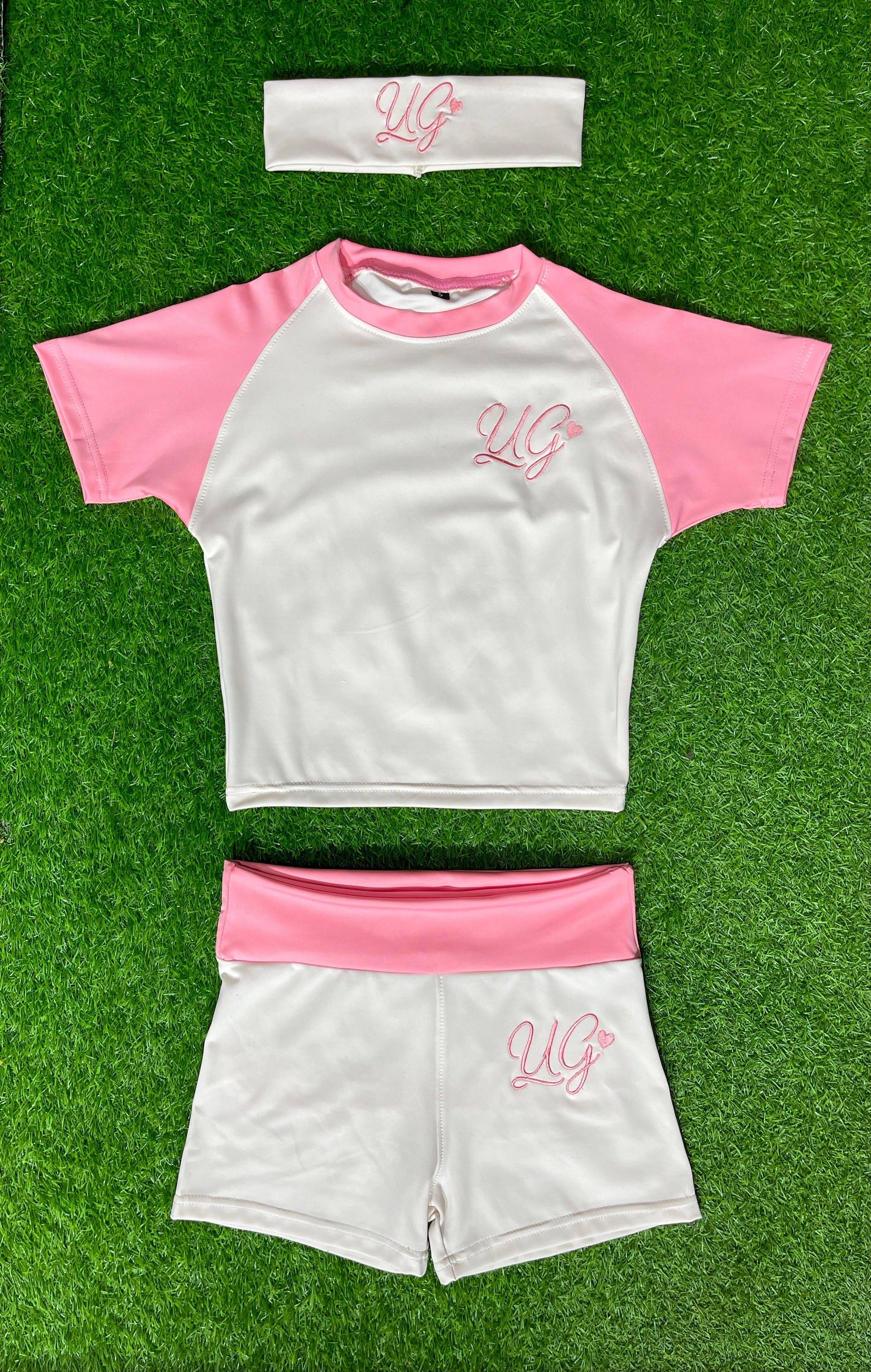 Cream & Pink “UG” Sets