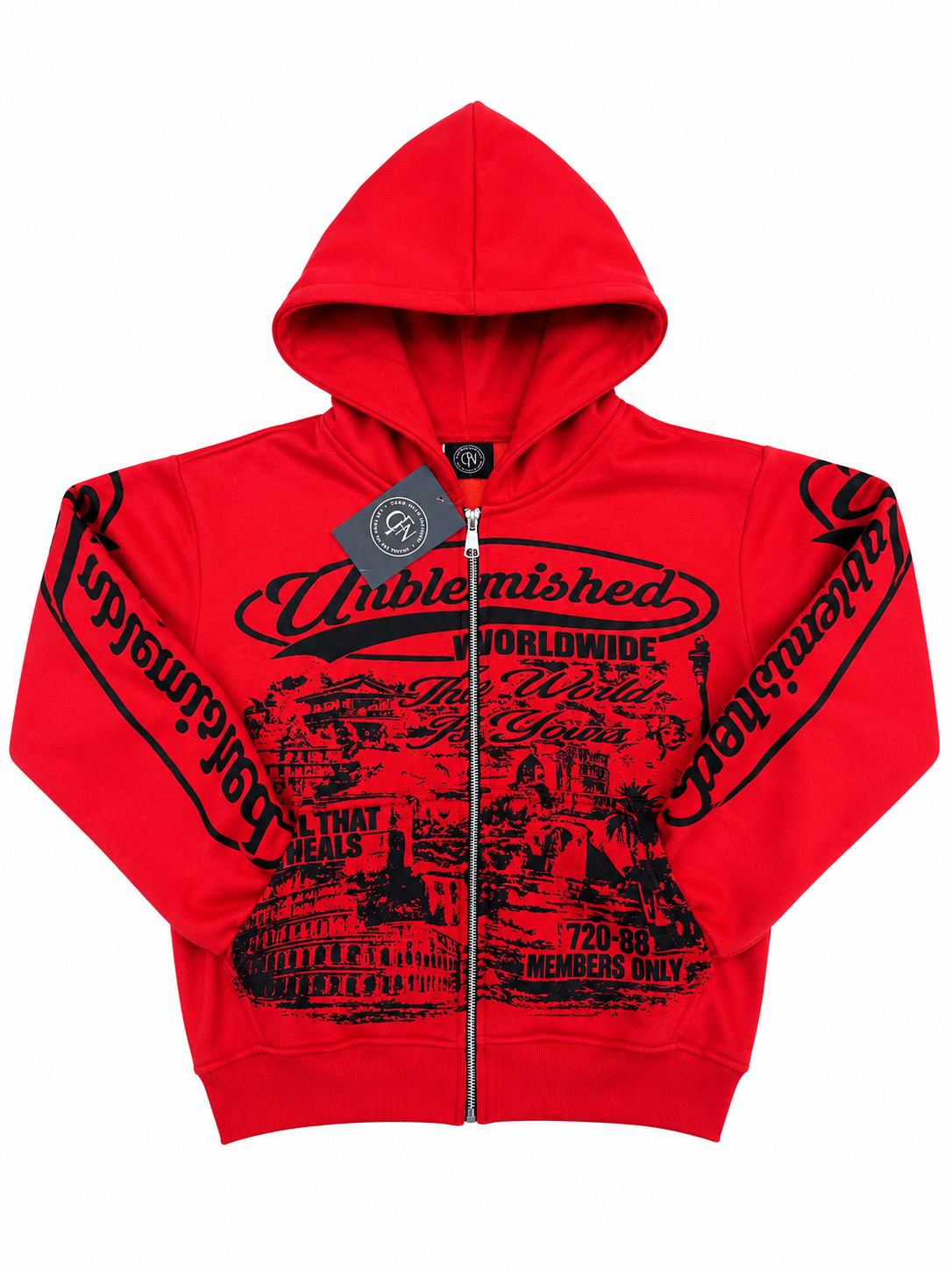 Unblemished Red & Black
